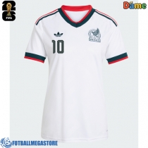 Fotballdrakt Dame Mexico Alexis Vega #10 Bortedrakt VM 2026 Kortermet